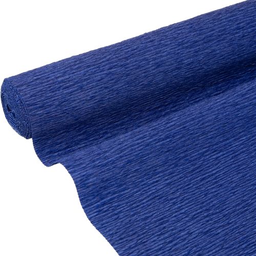 Papel crepom florista azul escuro 50x250cm