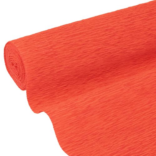 Itens Papel crepom florista vermelho 50x250cm