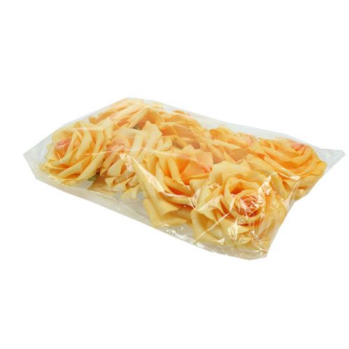 Floristik24 Espuma rosa amarela Ø10cm 8 unid.