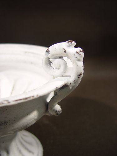 Floristik24 Copo com alça Ø 16cm A12,5cm branco