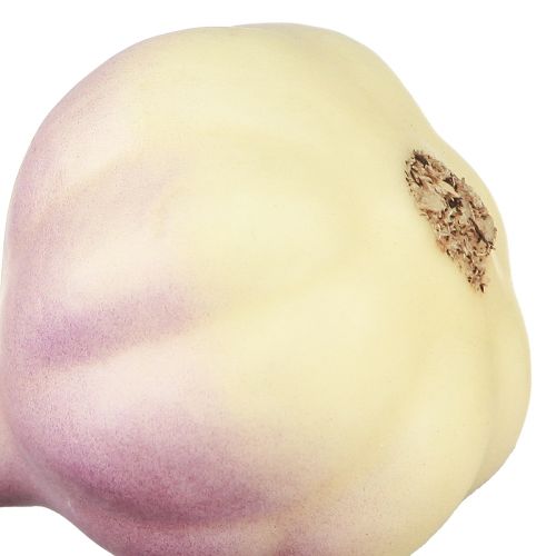 Itens Decoração vegetal alho amarelo roxo em rede Ø4,5cm 12 peças