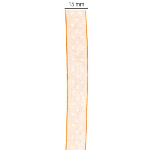 Itens Fita de presente com bolinhas para embrulho elegante, 1,5 cm de largura, 20 m de comprimento.