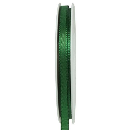 Floristik24 Fita para presente e decoração 8mm x 50m verde escuro