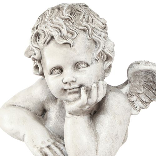Itens Decoração de sepultura busto de anjo decoração de sepultura poliresina 16×10×11,5cm 2 un