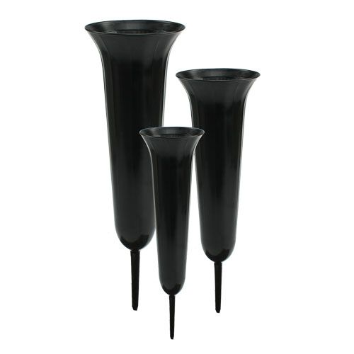 Floristik24 Vaso de sepultura, vaso de cemitério, vaso de encaixe