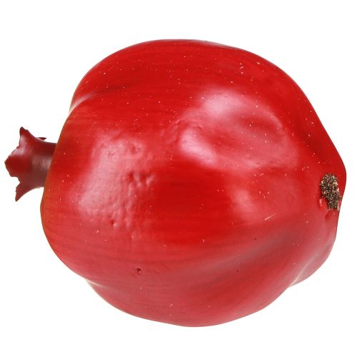 Itens Romã decorativa fruta artificial decoração de janela vermelha 10,5 cm