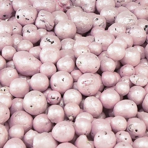Itens Contas decorativas brilhantes 4mm - 8mm grânulos de argila rosa 1l