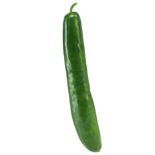 Itens Pepinos artificiais para decoração de vegetais 24cm 4 unid.