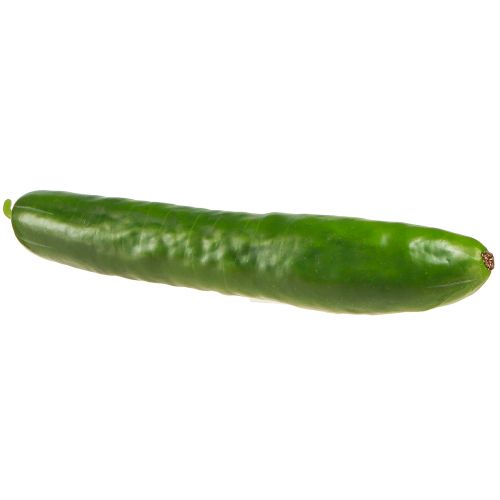 Itens Pepinos artificiais para decoração de vegetais 24cm 4 unid.