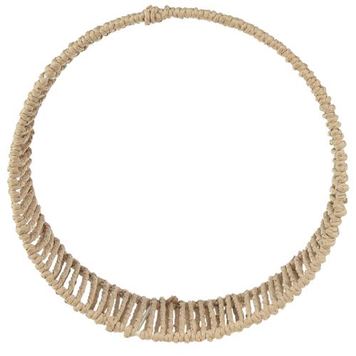 Floristik24 Anéis decorativos de juta para pendurar Ø 29cm - design natural para design criativo de parede 2 peças