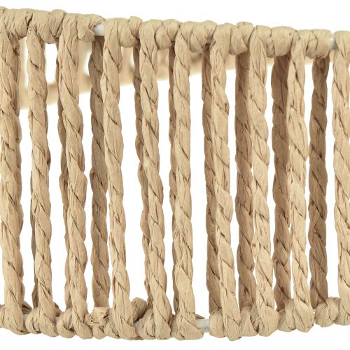 Floristik24 Anéis decorativos de juta para pendurar Ø 29cm - design natural para design criativo de parede 2 peças