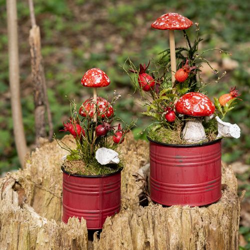 Itens Decoração de rosa mosqueta ramos artificiais de rosa mosqueta C48cm 3 peças
