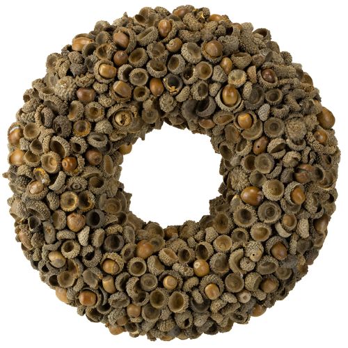 Floristik24 Guirlanda de decoração de outono feita de bolotas guirlanda natural Ø30cm