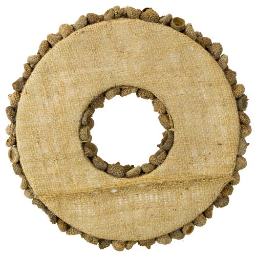 Itens Guirlanda de decoração de outono feita de bolotas guirlanda natural Ø30cm