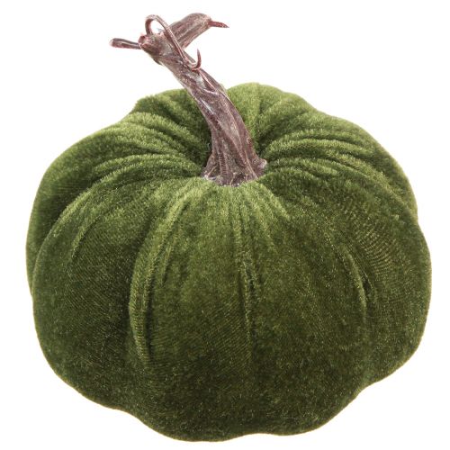 Floristik24 Decoração de outono abóbora verde claro verde escuro Ø13cm 3 unidades