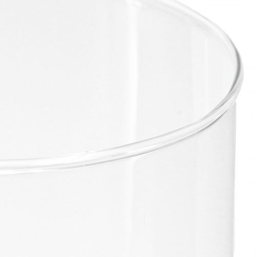 Floristik24 Vaso de vidro alto vaso de flores cônico vidro 30cm Ø10,5cm