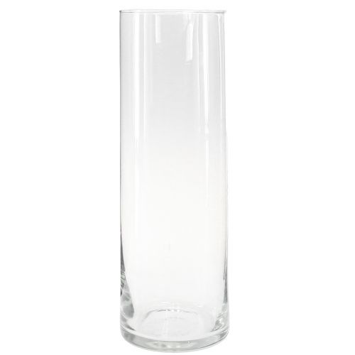 Itens Vaso de vidro alto vaso de flores cônico vidro 30cm Ø10,5cm