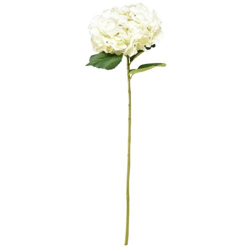 Itens Hortênsia Artificial Gigante Flor Decorativa Branca Ø23cm C84cm