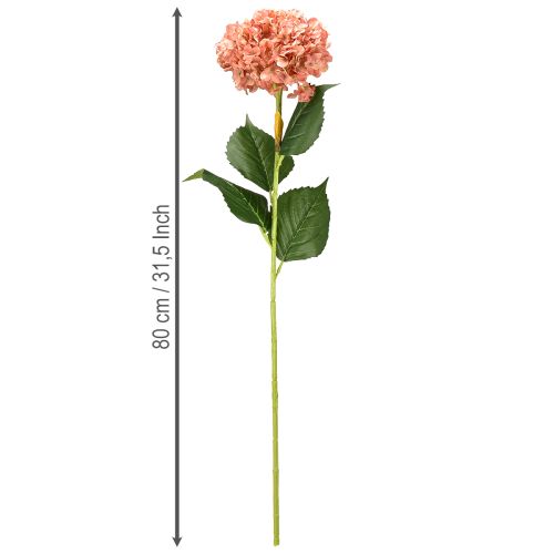 Itens Hortênsia Rosa 80cm 1 peça