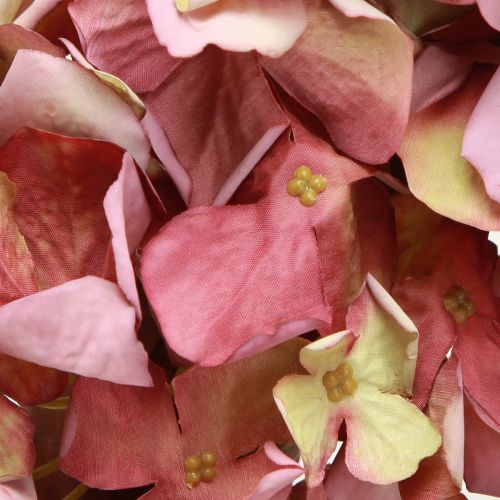 Itens Guirlanda de hortênsia rosa lilás guirlanda decorativa artificial Ø30cm