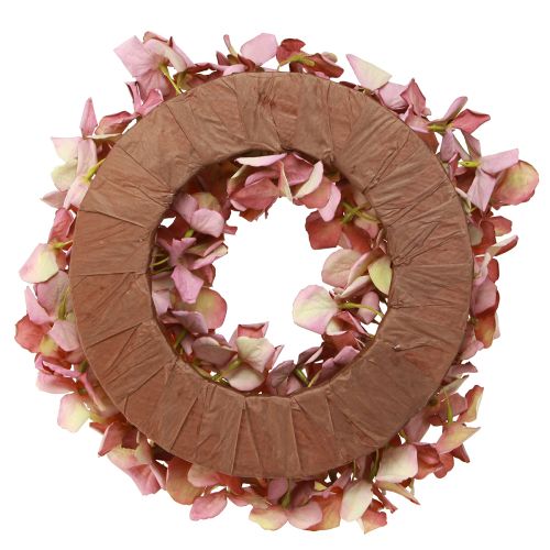 Itens Guirlanda de hortênsia rosa lilás guirlanda decorativa artificial Ø30cm
