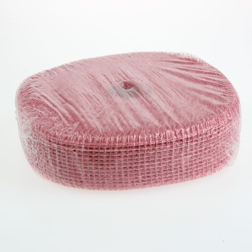 Itens Fita de juta rosa 5cm 40m