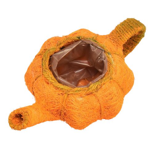 Itens Vaso para plantio de abóbora decoração laranja/amarelo verde Ø13cm