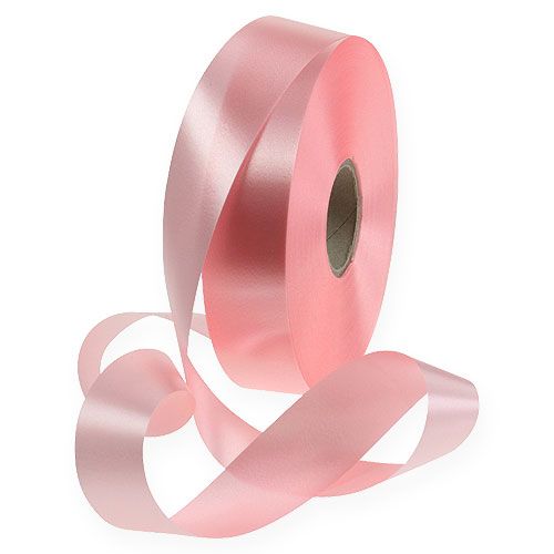 Floristik24 Fita ondulante 30mm 100m rosa