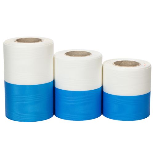 Fitas de guirlanda em moiré azul e branco comprar | Floristik24.pt