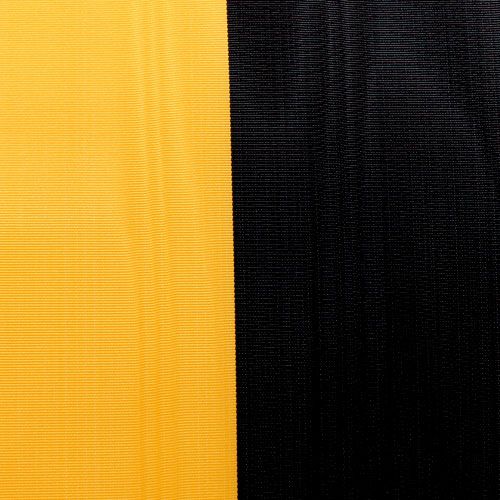 Itens Coroa de fitas moiré amarelo-preto 125 mm