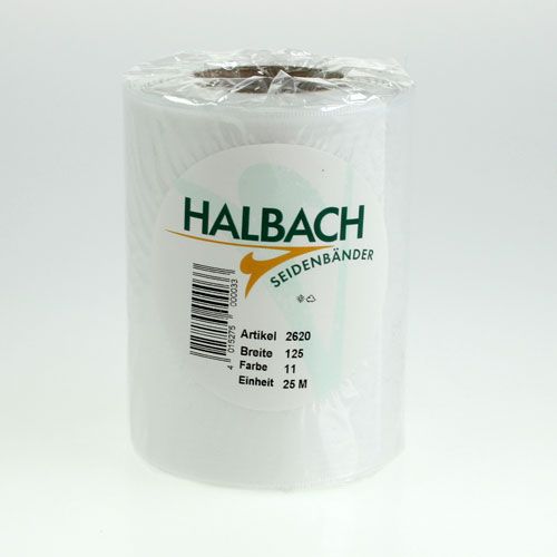 Itens Fita guirlanda branca 125mm 25m