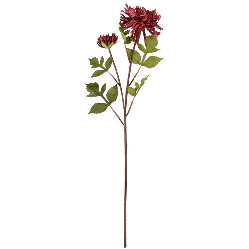 Itens Crisântemo artificial em bordô Ø5cm/Ø11cm C70cm