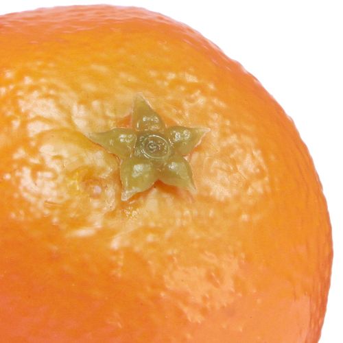 Itens Frutas decorativas de tangerina artificial frutas artificiais Ø6cm Alt.5cm