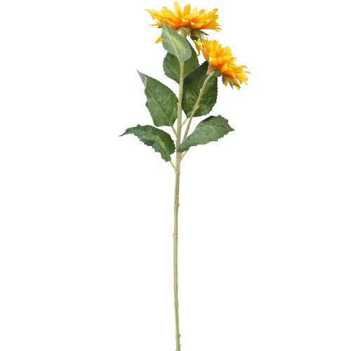 Floristik24 Girassóis artificiais amarelos 80cm