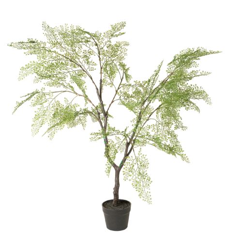 Árvore artificial com folhas delicadas, 120 cm | Floristik24.pt