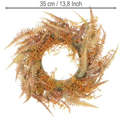 Guirlanda artificial de samambaia para mesa e porta, 35 cm | Floristik24.pt