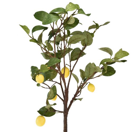 Itens Limoeiro artificial em vaso amarelo 90cm
