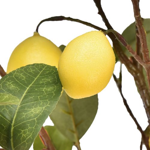 Itens Limoeiro artificial em vaso amarelo 90cm