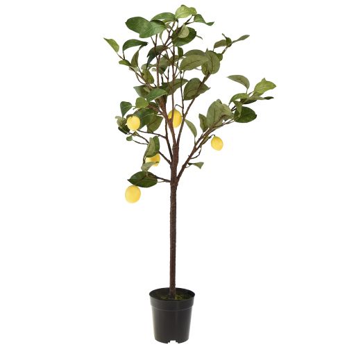 Itens Limoeiro artificial em vaso amarelo 90cm