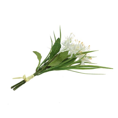 Floristik24 Buquê decorativo branco 28cm