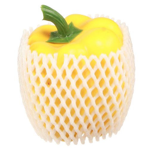Itens Boneco de comida decoração legumes pimenta amarela Alt.10cm