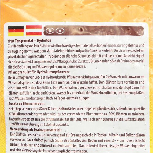 Itens Grânulos de argila Lecaton argila expandida 8-16mm 5Ltr