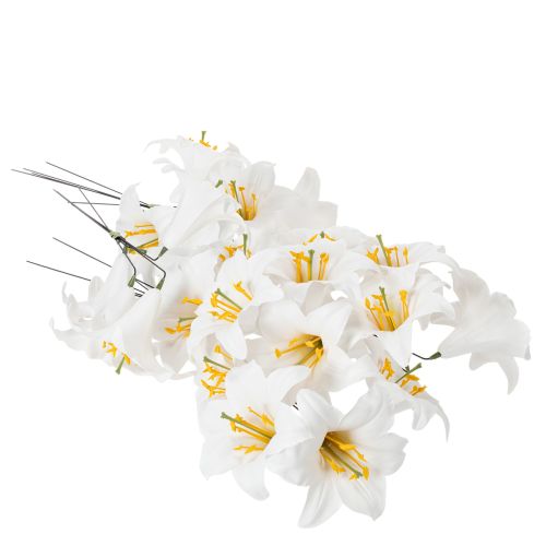 Itens Lírio em arame, tamanho médio, 25 peças