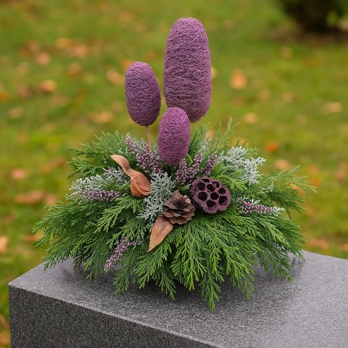 Floristik24 Luffa em um caule pequena baga decorativa seca 5-12 cm 25 unidades