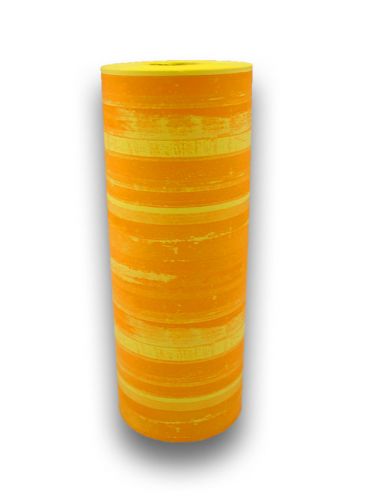 Papel punho 37,5cm 100m amarelo/laranja
