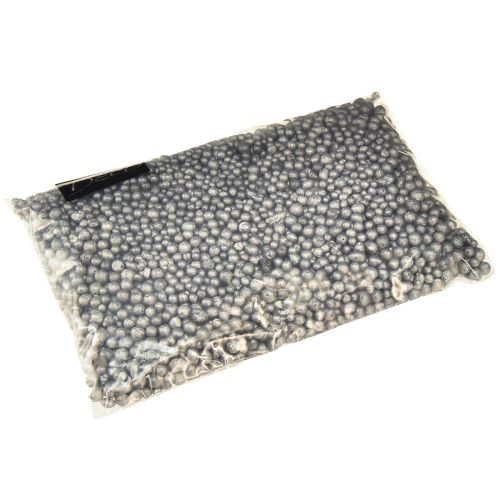 Itens Contas decorativas metálicas grânulos decorativos antracite redondos 4-8mm 1l