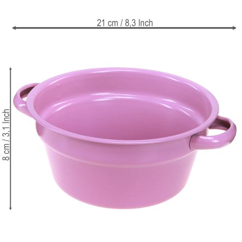 Itens Tigela decorativa de metal, 4 cores de primavera, Ø17cm, 4 peças