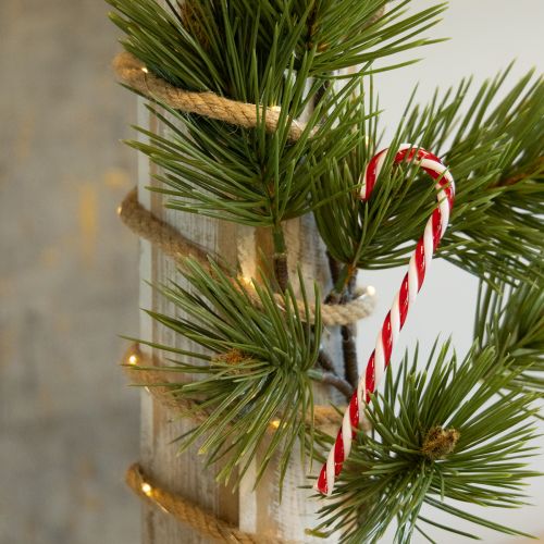 Itens Corrente de luz Micro LED com fio para ambientes internos, branco quente, 390 cm