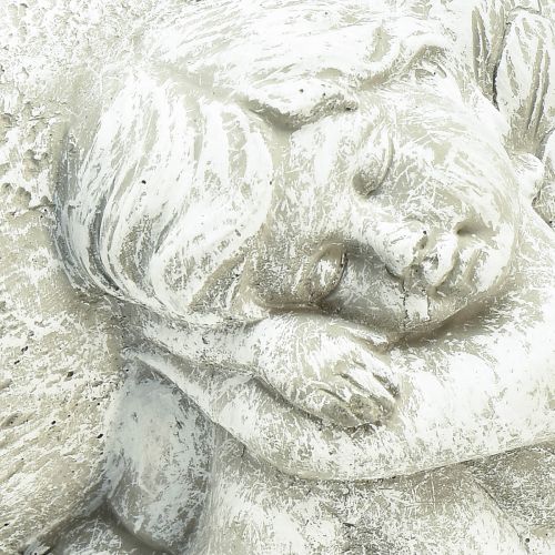 Itens Mini tigela para plantas túmulo anjo anjo cinza planta coração 16×12cm Alt.9,5cm