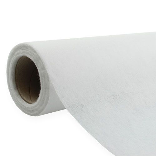Floristik24 Deco polar 60cm x 20m branco